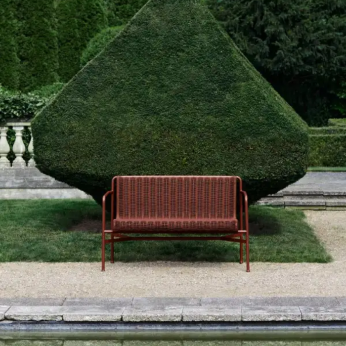 HAY Banc de salle à manger en corde Palissade avec accoudoir - HAY
