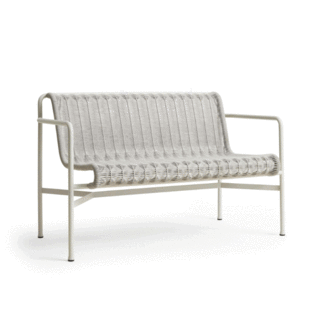 HAY Palissade Cord Dining Bench met armleuning