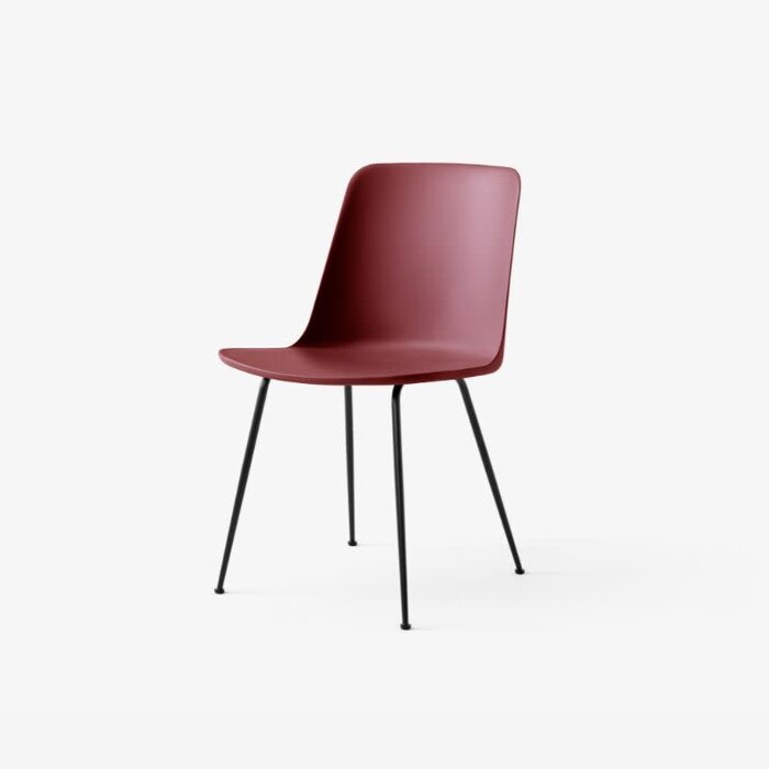 &Tradition Rely HW6 Chaise - Base tube noir - &Tradition