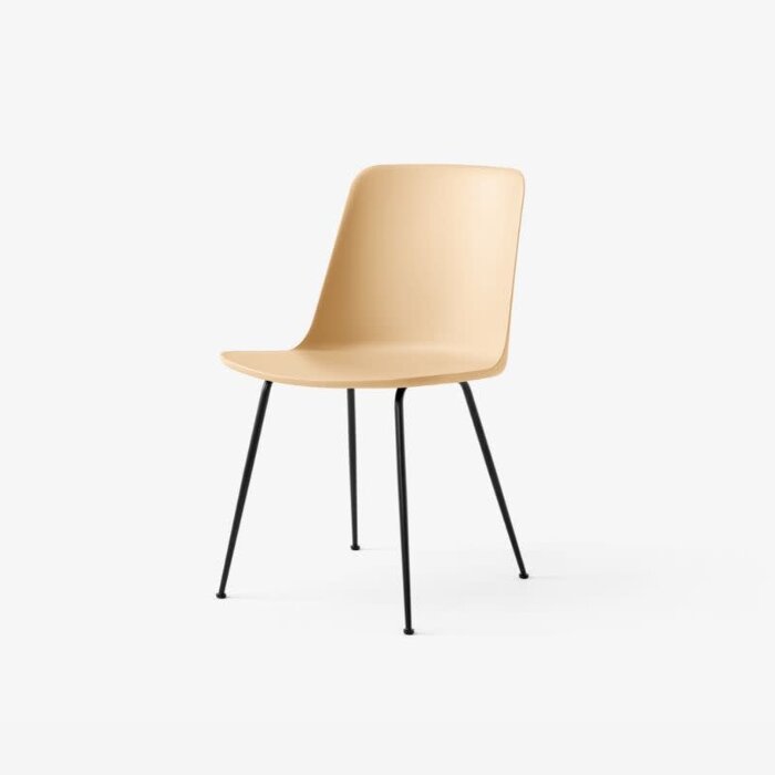 &Tradition Rely HW6 Chaise - Base tube noir - &Tradition