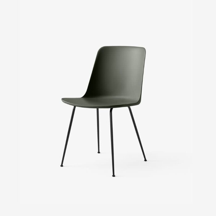 &Tradition Rely HW6 Chaise - Base tube noir - &Tradition