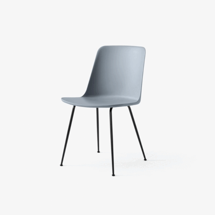 &Tradition Rely HW6 Stoel - Black Tube Base - &Tradition
