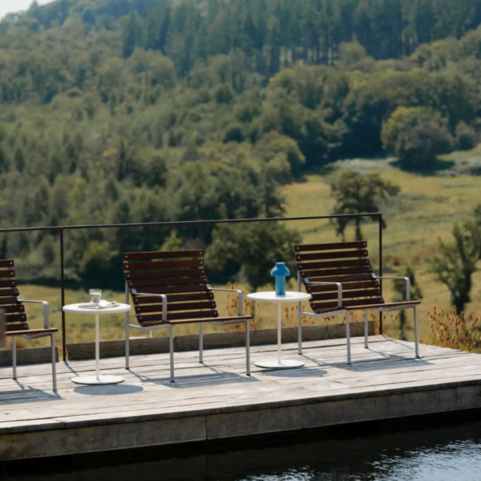 HAY Chaise longue Traverse avec accoudoir - HAY