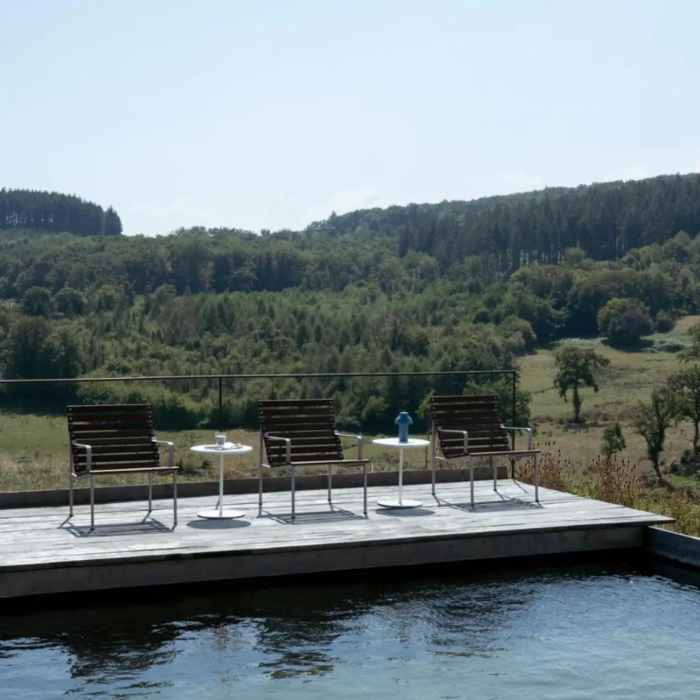 HAY Chaise longue Traverse avec accoudoir - HAY