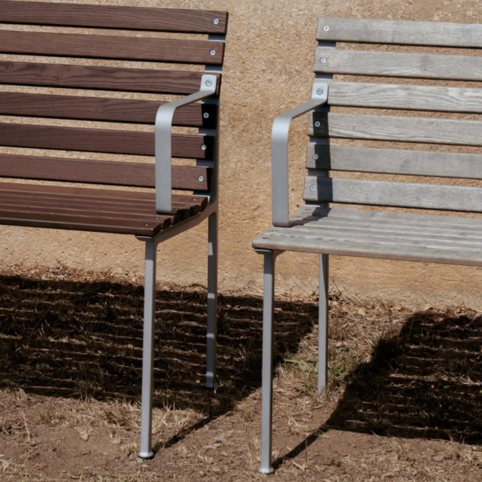 HAY Traverse Dining Bench met armleuning - HAY