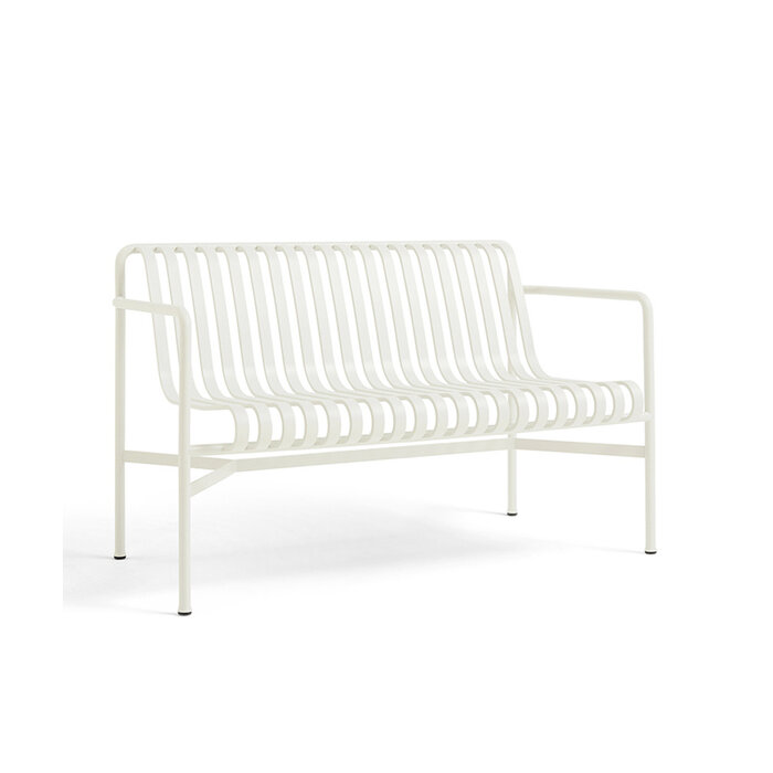 HAY Palissade dining bench with armrest