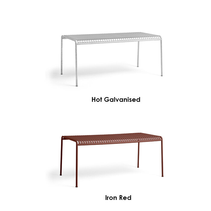 HAY Palissade table - L 82.5 cm of 170 cm