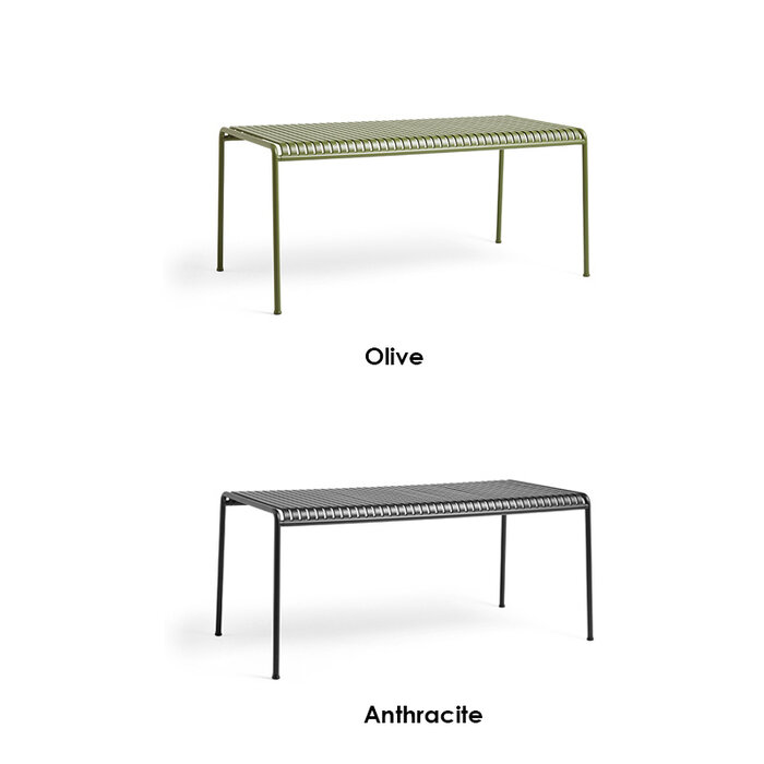 HAY Palissade table - L 82.5 cm of 170 cm