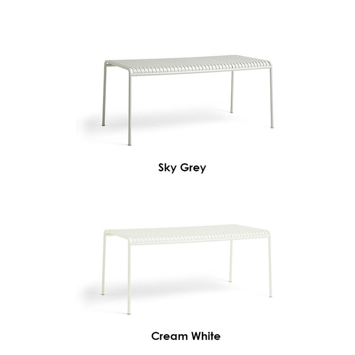 HAY Palissade table - L 82.5 cm of 170 cm