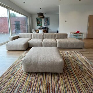 HAY Mags soft sofa low - 4-seater + ottoman - Bolgheri
