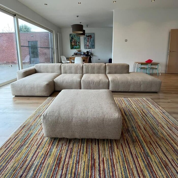 HAY Mags soft sofa low - 4-seater + ottoman - Bolgheri - HAY