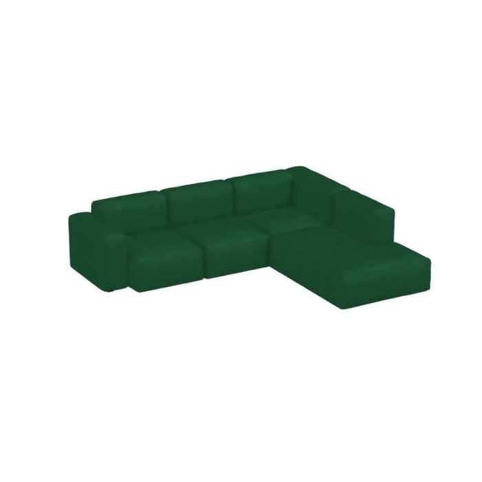 HAY Mags soft low sofa - Corner comb. 2 - Mode 040 Bonsai - HAY