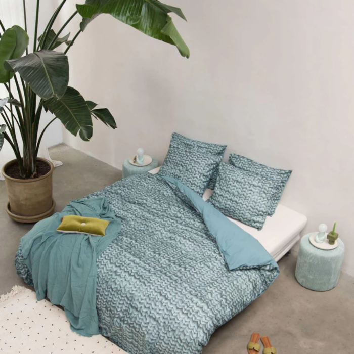 SNURK beddengoed Flanel twirre dekbedovertrek 1p/2p - SNURK