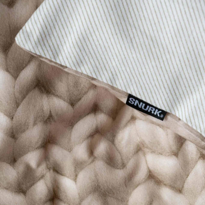 SNURK beddengoed Flanel twirre dekbedovertrek 1p/2p - SNURK