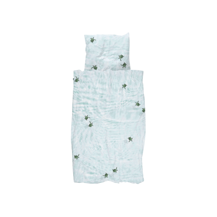 SNURK beddengoed Housse de couette tortues de mer 1p/2p - SNURK