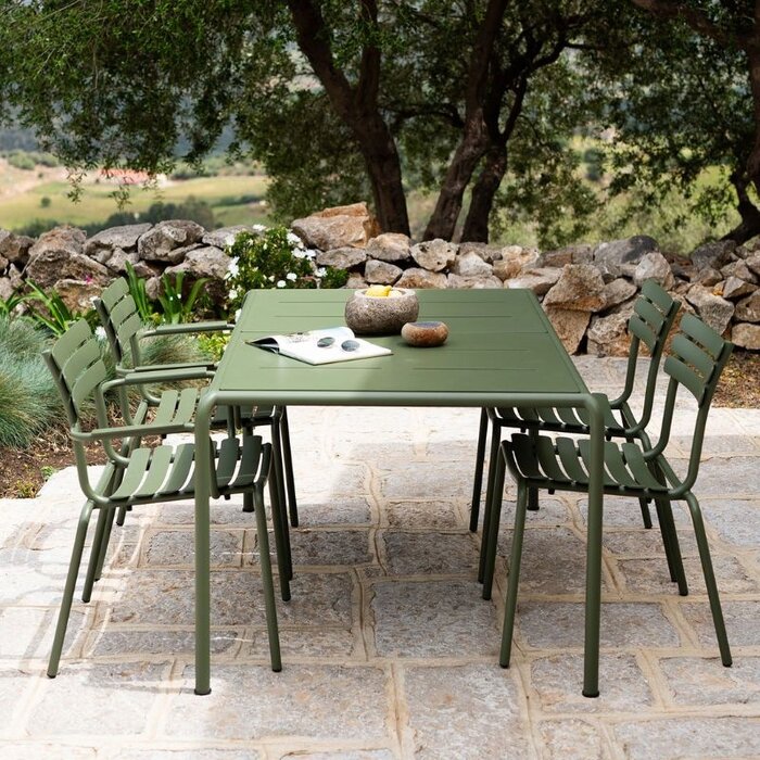 Houe Chaise d’extérieur ALUA avec accoudoirs – HOUE