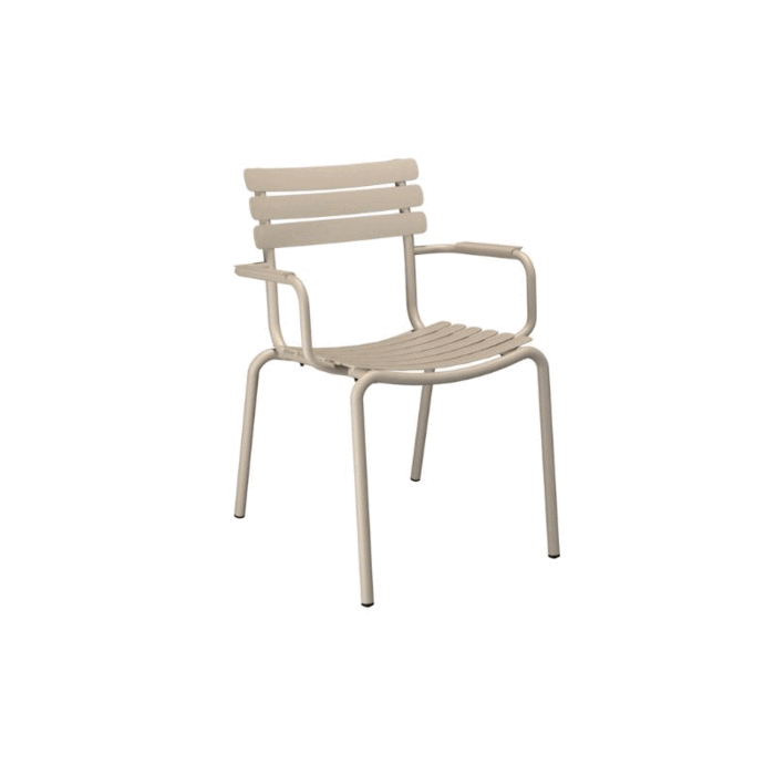 Houe Chaise d’extérieur ALUA avec accoudoirs – HOUE