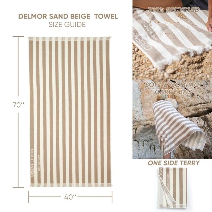 Green Petition Strandlaken 100 x 180 cm - Green Petition