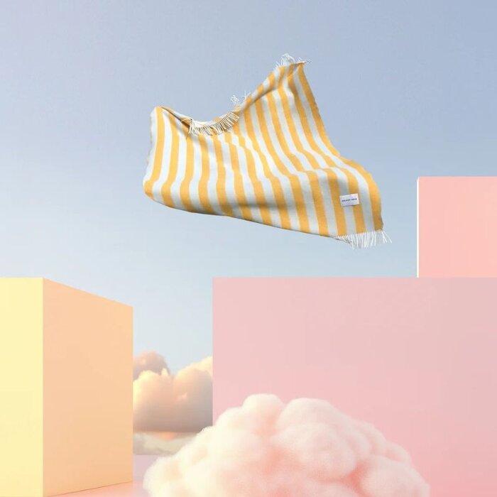 Maison Deux Plaid Candy Wrap - Maison Deux