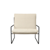 Fermliving Desert 1-seater - Dolce - Black frame