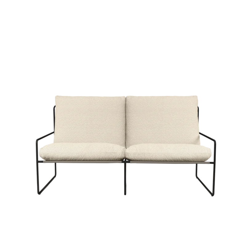 Fermliving Desert 2-seater - Black frame - Fermliving