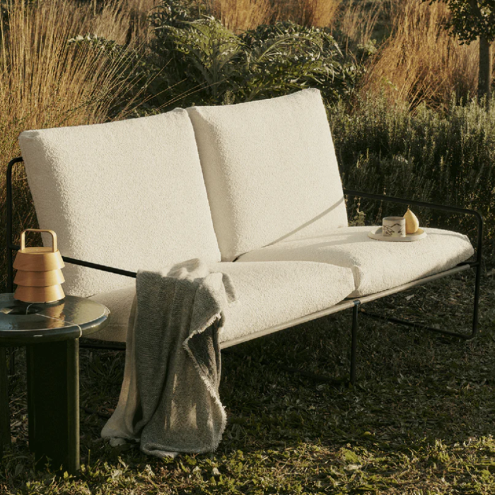 Fermliving Desert 2-seater - Black frame - Fermliving