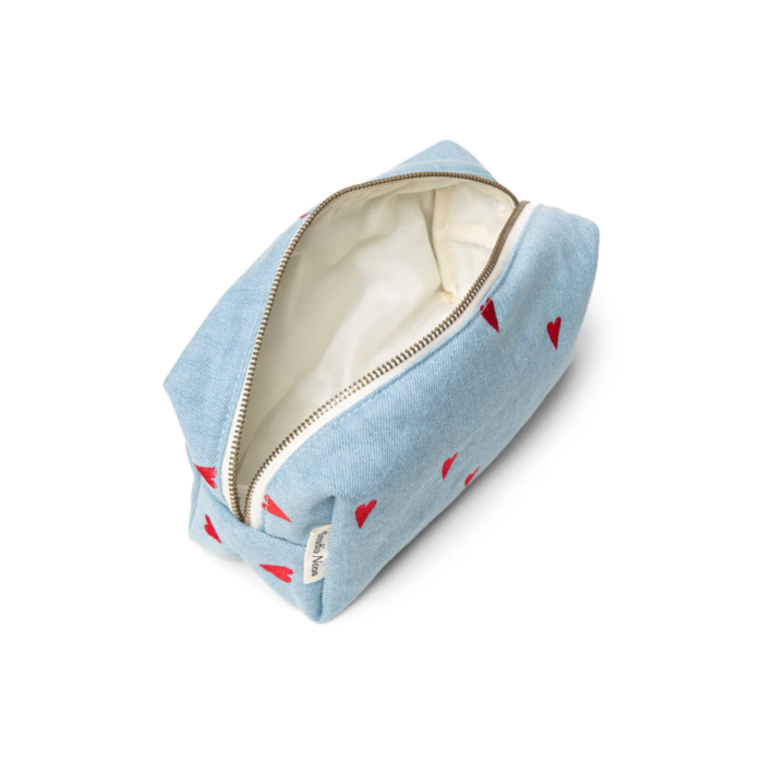 Studio Noos Pochette Teddy à coeurs - trousse de toilette - Studio Noos