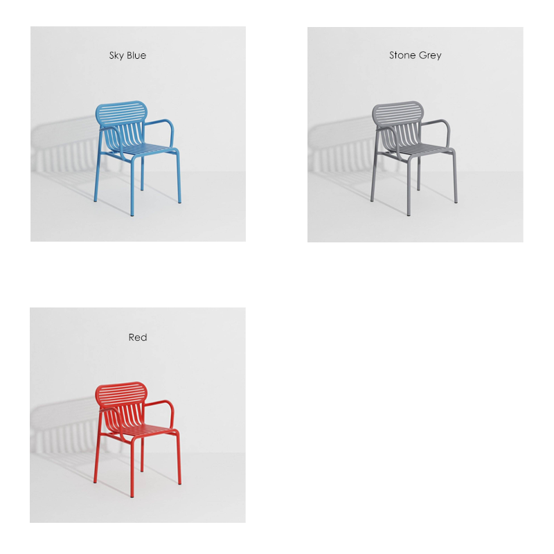 Petite Friture  Week-end garden chair with armrests - Petite Friture