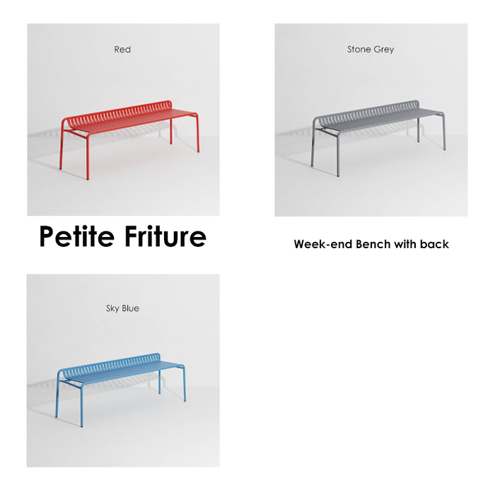 Petite Friture Week-end backless bench - Petite Friture