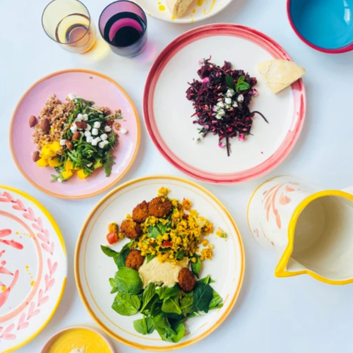 Val Pottery Plaque Morning Bliss - Val Pottery