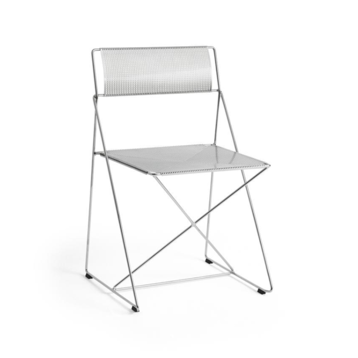 HAY Chaise d'intérieur X-Line - Base chromée - HAY