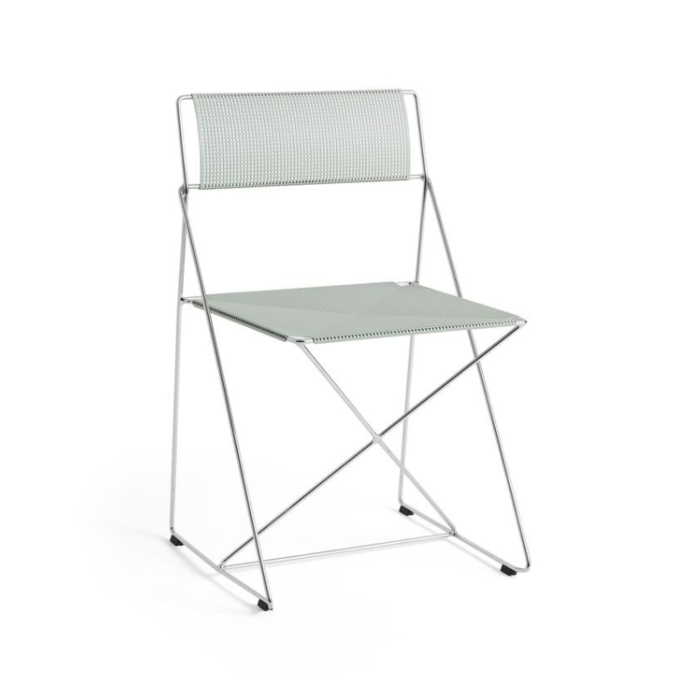 HAY Chaise d'intérieur X-Line - Base chromée - HAY