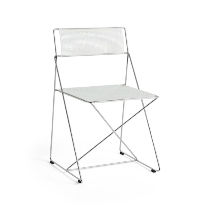 HAY Chaise d'intérieur X-Line - Base chromée - HAY