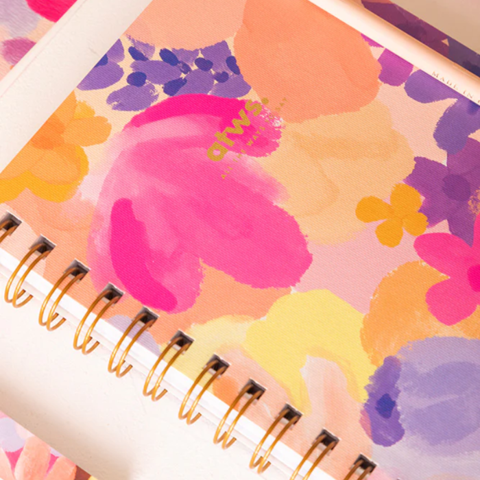 All the ways to say Carnet de notes à spirales - Jardin de fleurs - All the ways to say