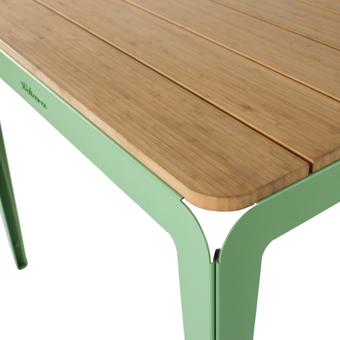Weltevree Table courbée en bois - L 220 x L 90 x H 75 cm - Weltevree