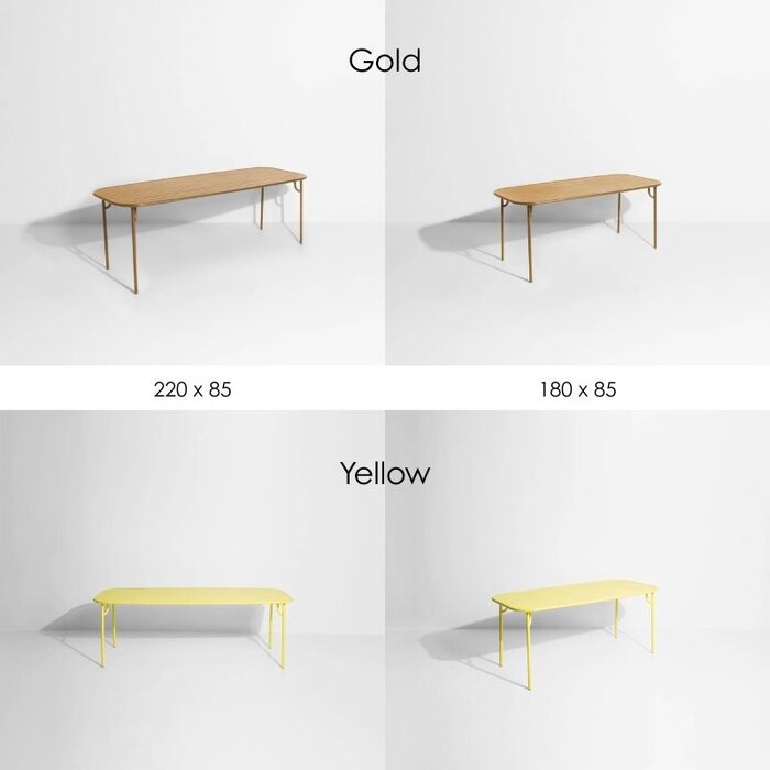 Petite Friture Week-end table rectangular - Petite Friture