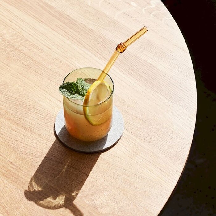 HAY Pailles en verre Sip - set de 4 - HAY