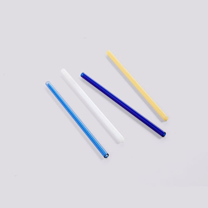 HAY Sip glazen rietjes - set van 4 - HAY