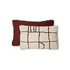 HKliving Kussen Easy wol 60x40 cm