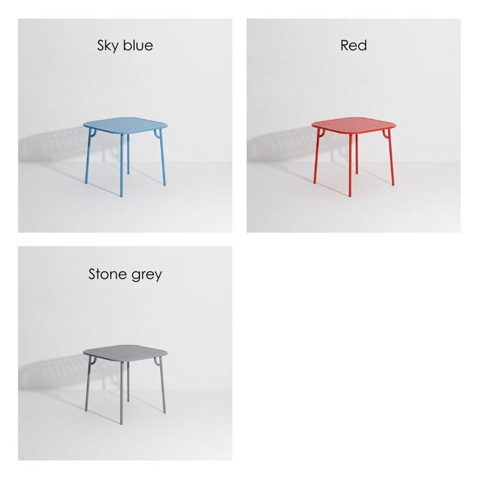Petite Friture  Week-end square table 85x85 - Petite Friture