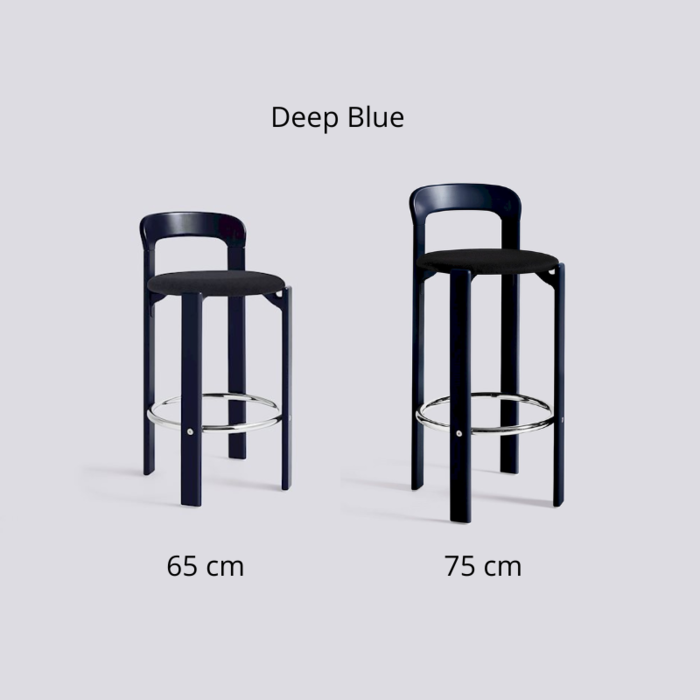 HAY  Tabouret de bar Rey - siège rembourré - HAY