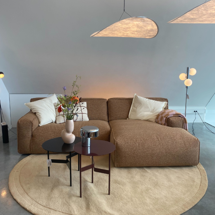 Fest Amsterdam Canapé Clay (showroom) - 3 places - Lodge cognac 28 - Fest Amsterdam