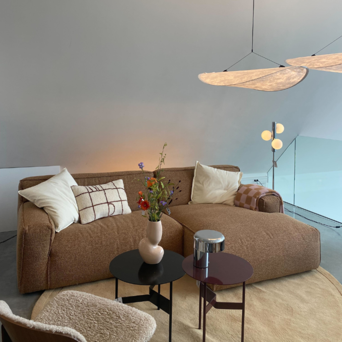 Fest Amsterdam Canapé Clay (showroom) - 3 places - Lodge cognac 28 - Fest Amsterdam