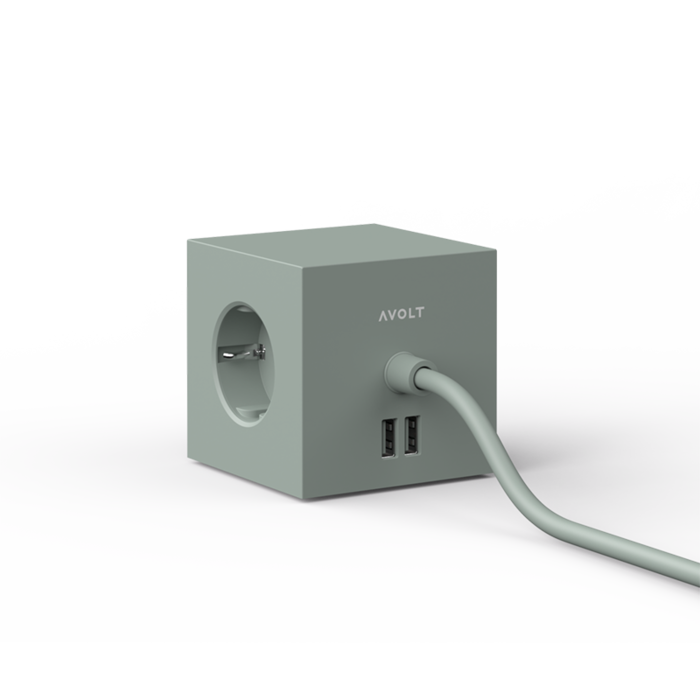 Avolt Cube à douille chêne - USB C - Avolt