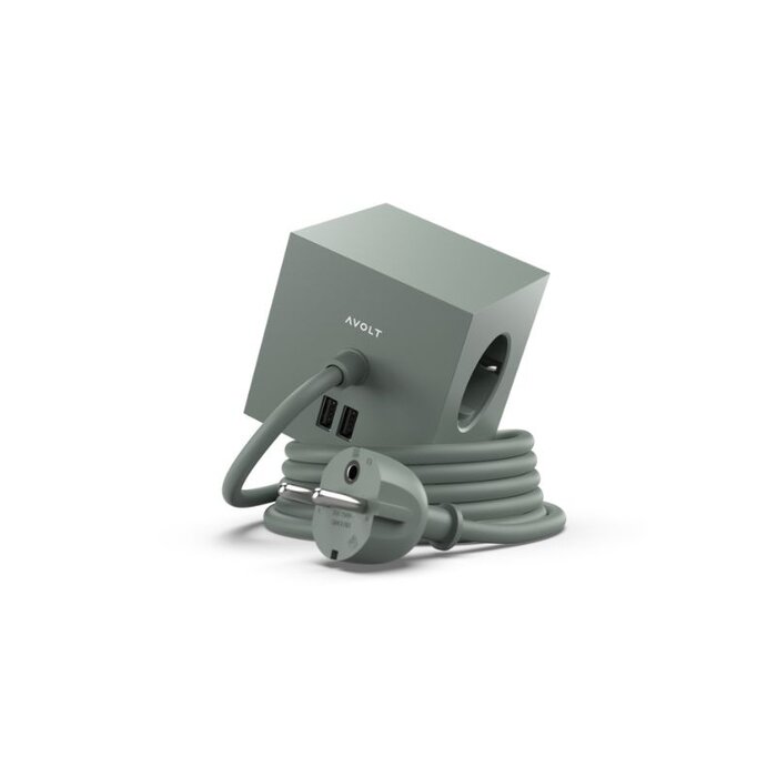 Avolt Cube à douille chêne - USB C - Avolt