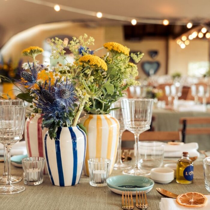 Val Pottery Funky Flower  Vaas  Large - Ø8 x H20 cm - Val Pottery