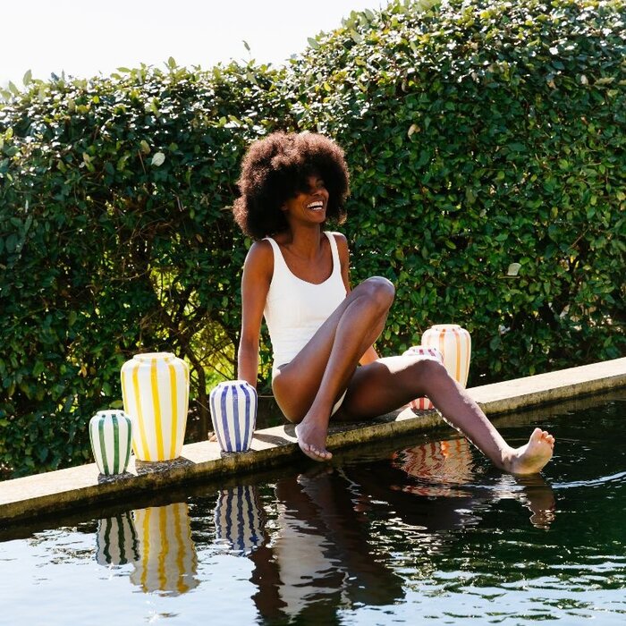 Val Pottery Funky Flower Large - Ø8 x H20 cm - Val Pottery