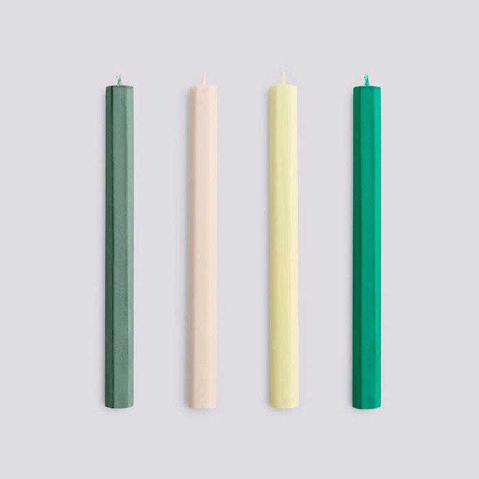 HAY Bougies hexagon (ensemble de 4) - HAY