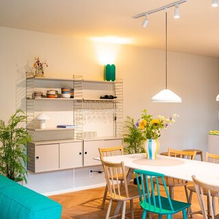 String Wandconfiguratie 76 - woonkamer- Livinglodges