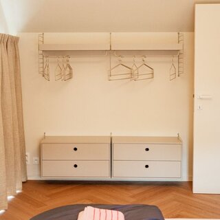 String Wandconfiguratie 77 - slaapkamer - Livinglodges